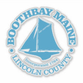 Boothbay (sloep) sticker (Voorkant)