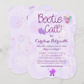 "bootie call" baby shower uitnodiging (Voorkant / Achterkant)