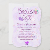 "bootie call" baby shower uitnodiging (Voorkant)