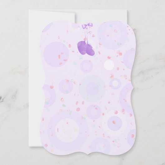 "bootie call" baby shower uitnodiging (Achterkant)