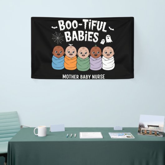 Bootiful Baby's Moeder Baby Verpleegster Halloween Spandoek (Beurs)