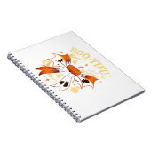 Bootiful Funny Halloween Coquette Bow Pumpkin Notitieboek (Rechterzijde)
