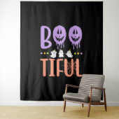 Bootiful Halloween Ghost Kostuum Mannen Vrouwen Gr Wandkleed (In situ)