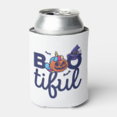 Bootiful Halloween Grappige Eenhoorn Pompoen lanta Blikjeskoeler (Blikje Voorkant)