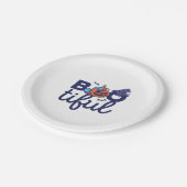 Bootiful Halloween Grappige Eenhoorn Pompoen lanta Papieren Bordje (Gekanteld)