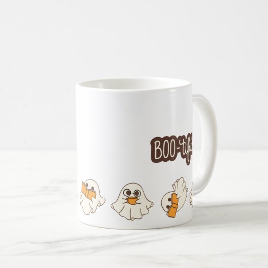 'BOOTIFUL' Schattigee Halloween Mok - 11oz (Voorkant rechts)
