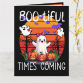 Bootiful Times Coming beroemd gemaakt door Hallowe Kaart (Gele Bloem)