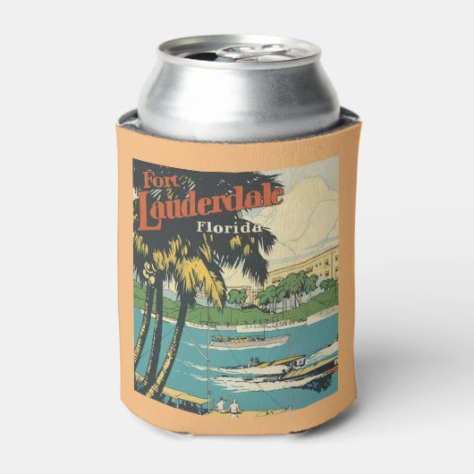  bootjes in Fort Lauderdale Blikjeskoeler (Blikje Voorkant)