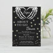 Bootjes op weg naar Halloween Party Kaart (Staand voorkant)