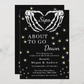 Bootjes op weg naar Halloween Party Kaart (Voorkant / Achterkant)