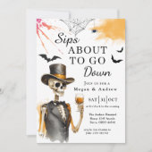 Bootjes op weg naar Halloween Party Kaart (Voorkant)