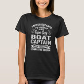 Bootkapitein Booteigenaar Boot 1 T-shirt (Voorkant)