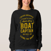 Bootkapitein Booteigenaar Boot Trui (Voorkant)