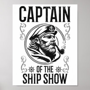 Bootkapitein Grappig Varen Poster