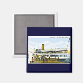 Bootlanding in New Harbor, Block Island, R.I. Magneet (Voorkant / Achterkant)