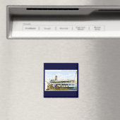 Bootlanding in New Harbor, Block Island, R.I. Magneet (Insitu (Vaatwasser))