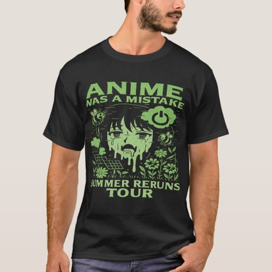 Bootleg Anime Tour Unisex Softstyle T-shirt - Stri (Voorkant)