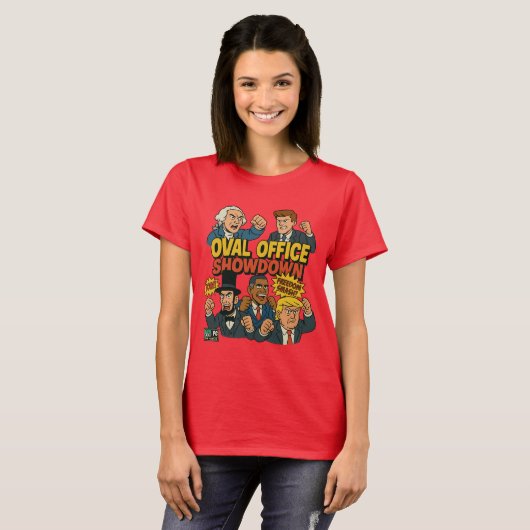 Bootleg Cartoon Presidenten T-shirt (Voorkant volledig)