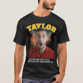 Bootleg Concert Photo and Text Personalized Fun T-shirt (Voorkant)