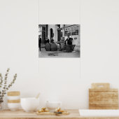 Bootleg Liquor Raid, 1923. foto Poster (Keuken)