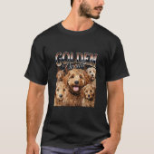 Bootleg stijl Rap T-shirt Goldendoodle Hondenontwe (Voorkant)