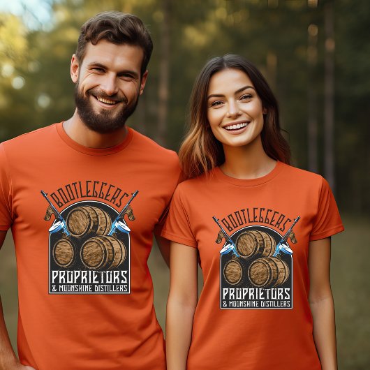 Bootleggers Eigenaren Moonshine Distiler T-shirt