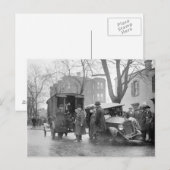 Bootlegger's Wrecked Car, 1922 Briefkaart (Voorkant / Achterkant)