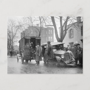 Bootlegger's Wrecked Car, 1922 Briefkaart