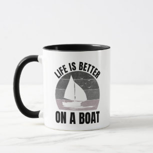 Bootliefhebber Boten Zeiler Zeiler Zeilboot Vissen Mok