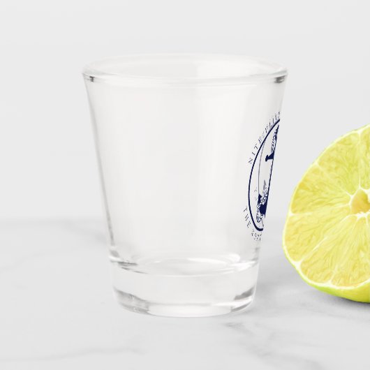 Bootnaam en Anker ID619 Shot Glas (Links)