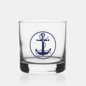 Bootnaam en Anker ID619 Whisky Glas (Voorkant)