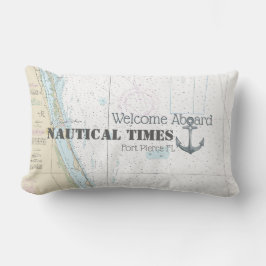 Bootnaam & nautische anker Welkom aan boord van Fl Buitenkussen