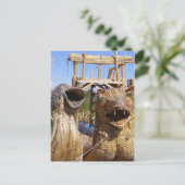 bootoppervlakken met titicaca briefkaart (Staand voorkant)