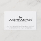 bootpictogram visitekaartje (Achterkant)