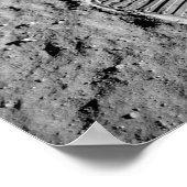 Bootprint op de maan - Apollo 11 - 1969 Poster (Hoek)