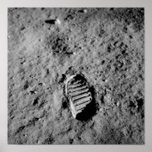 Bootprint op de maan - Apollo 11 - 1969 Poster (Voorkant)