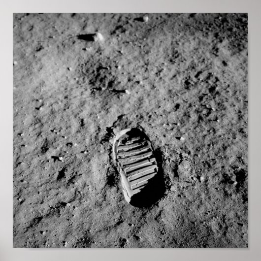 Bootprint op de maan - Apollo 11 - 1969 Poster (Voorkant)