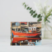 bootreflectie briefkaart (Staand voorkant)