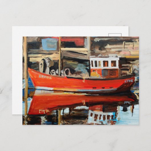 bootreflectie briefkaart (Voorkant / Achterkant)