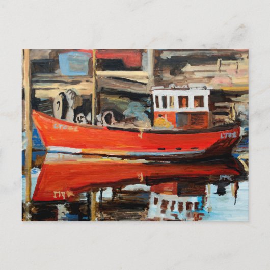 bootreflectie briefkaart (Voorkant)