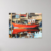 bootreflectie canvas afdruk (Voorkant)