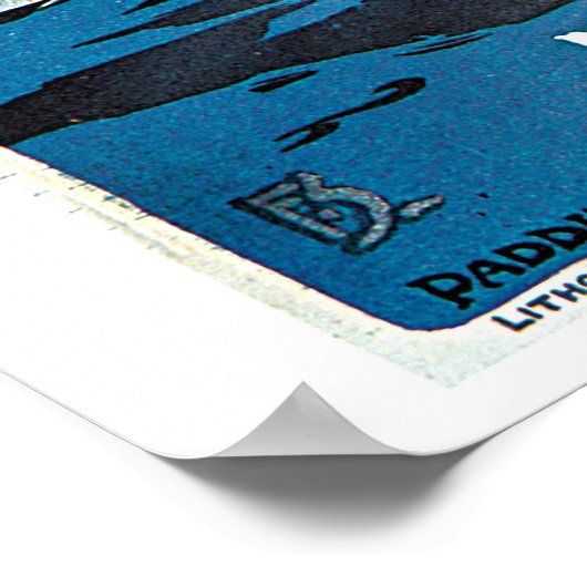  bootreizen naar Ierland adverteren Poster (Hoek)