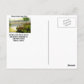 bootrit 2, ZITTING AAN DE DOCK VAN DE BAY, V... Briefkaart (Achterkant)