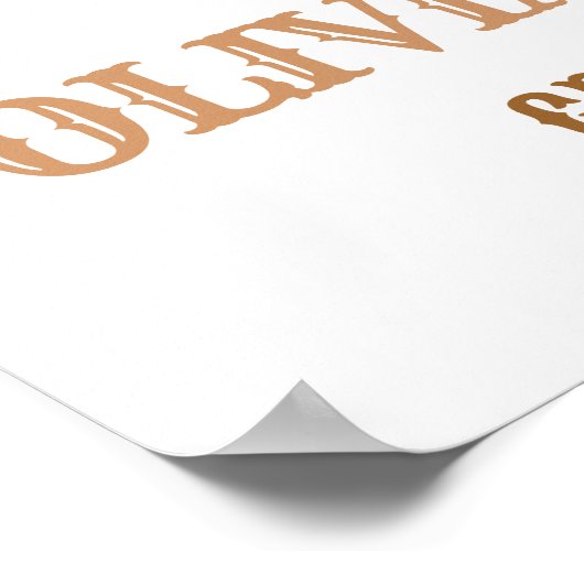 Boots and Bows Gender Reveal Welcome Sign Poster (Hoek)