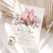 Boots and Bows Pink Cowgirl Vrijgezellenfeest Kaart