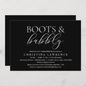 Boots and Bubble, Bride to be, Vrijgezellenfeest Kaart (Voorkant / Achterkant)