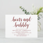 Boots and Bubble, Vrijgezellenfeest Celebration In Kaart (Staand voorkant)