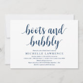 Boots and Bubble, Vrijgezellenfeest Celebration In Kaart (Voorkant)