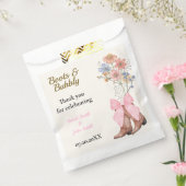 Boots and Bubbly Bridal Shower Bedankzakje (Gezegeld)