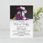 Boots and Bubbly Bridal Shower Kaart (Staand voorkant)